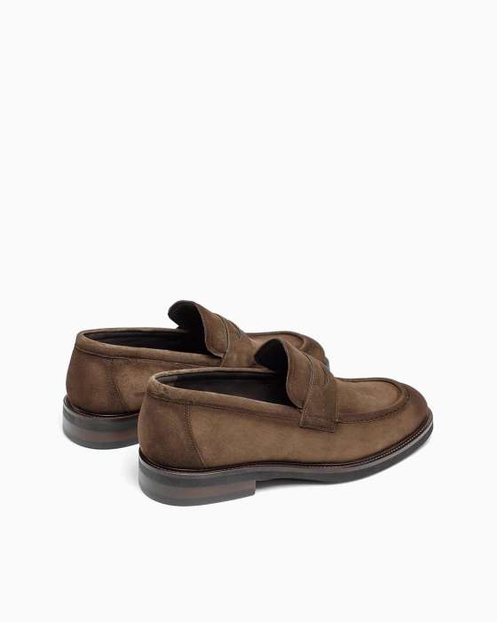 Лоферы ROU с полосой на подошве