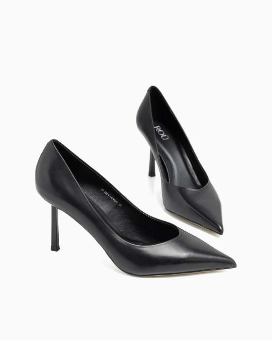 Туфли ROU с квадратным каблуком