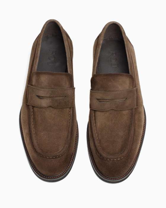 Лоферы ROU с полосой на подошве