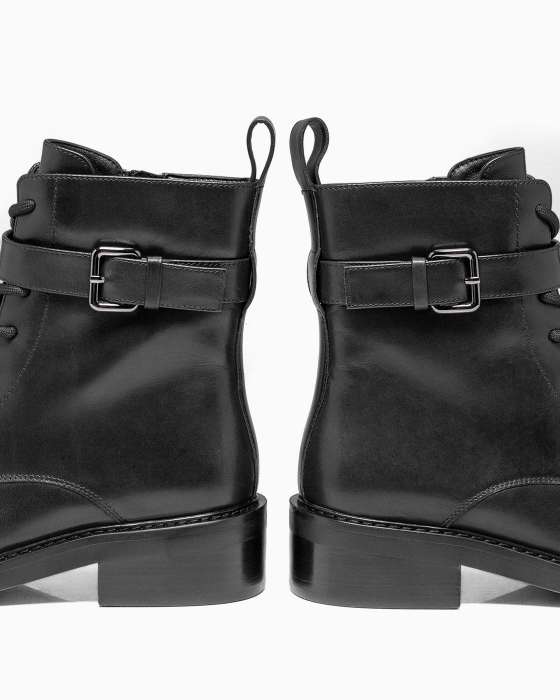 Ботинки ROU классика с пряжкой