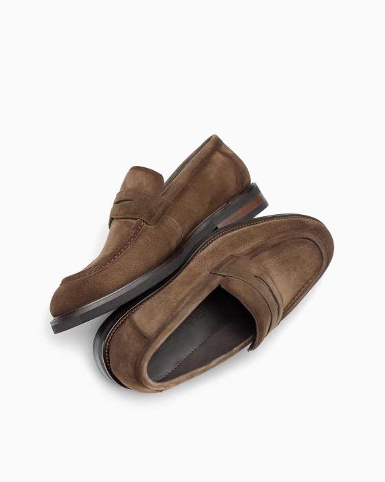 Лоферы ROU с полосой на подошве