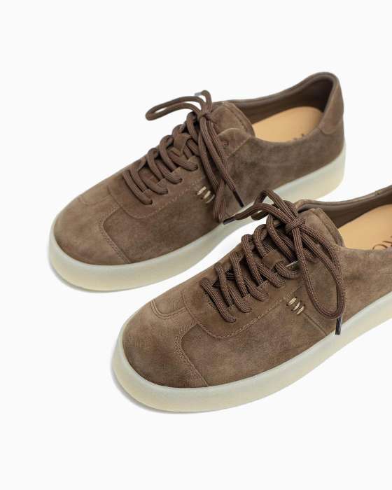 Кеды ROU три стежка коричневые