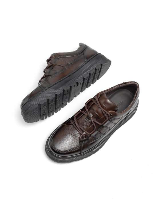 Кеды Anemone прошитые коричневые