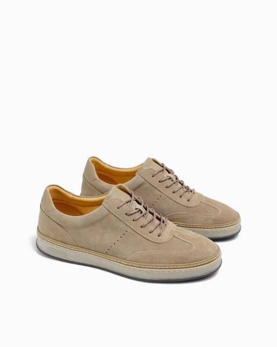 Кеды CLEMENTO замшевые бежевые