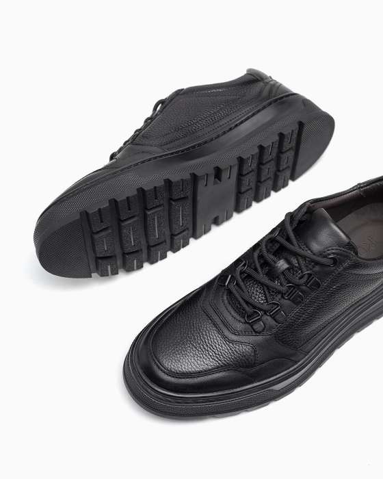 Кеды ROU шнур металл черные