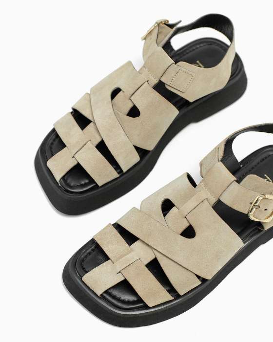 Сандалии ROU на пробковой подошве