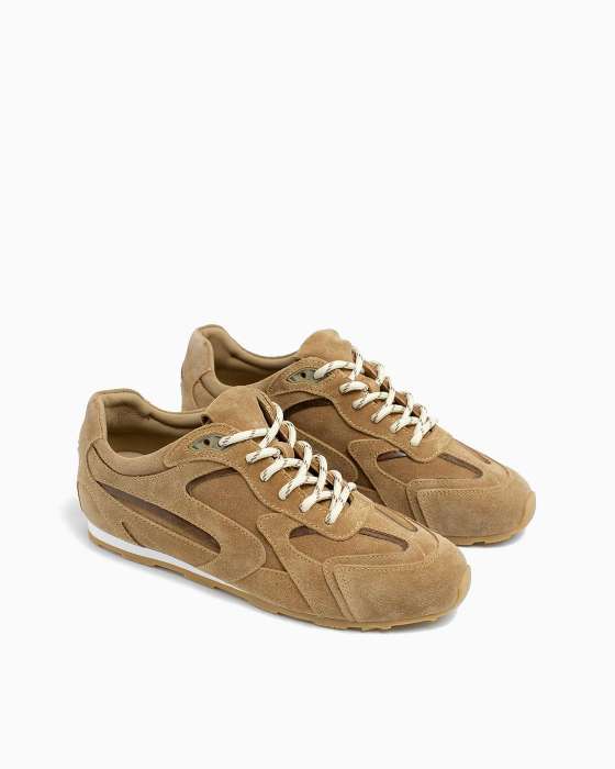 Кроссовки ROU ретро звезда замшевые