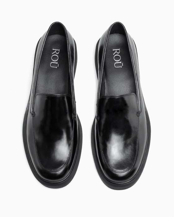 Лоферы ROU полуглянцевые
