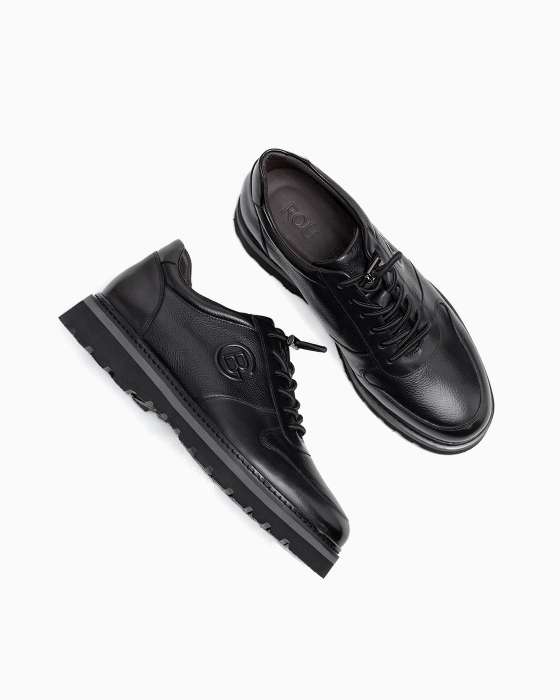 Туфли ROU полукруг B черные