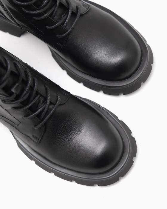 Базовые черные ботинки ROU