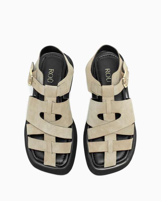 Сандалии ROU на пробковой подошве