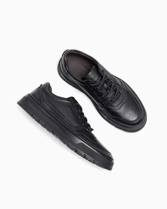 Кеды ROU шнур металл черные