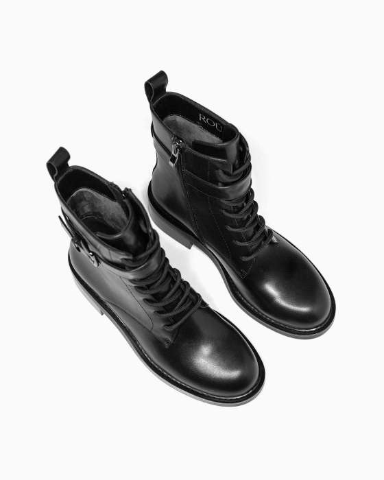 Ботинки ROU классика с пряжкой