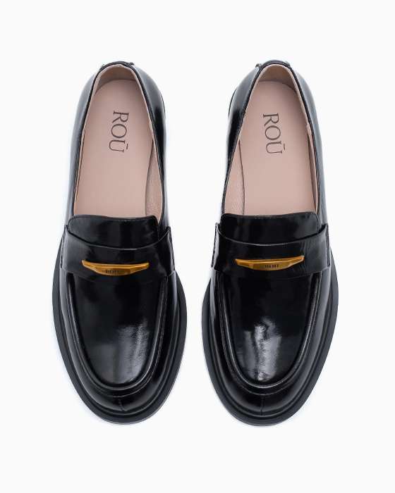 Лоферы ROU с бронза