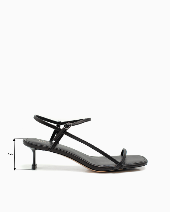 Босоножки ROU с тонкими ремешками на каблуке