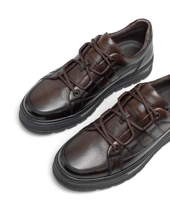 Кеды Anemone прошитые коричневые