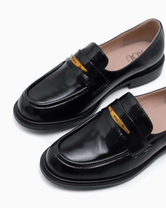 Лоферы ROU с бронза