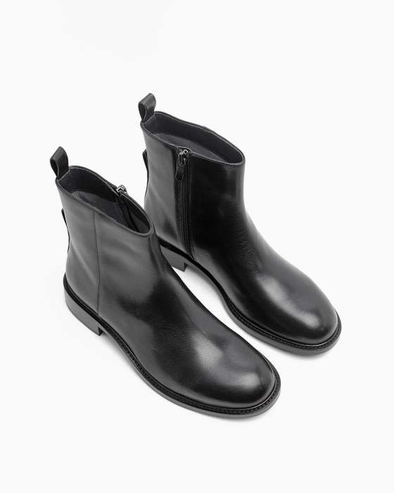 Ботинки ROU с двумя хлястиками классические