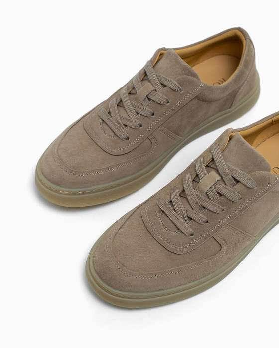 Кеды ROU  простые бежевые