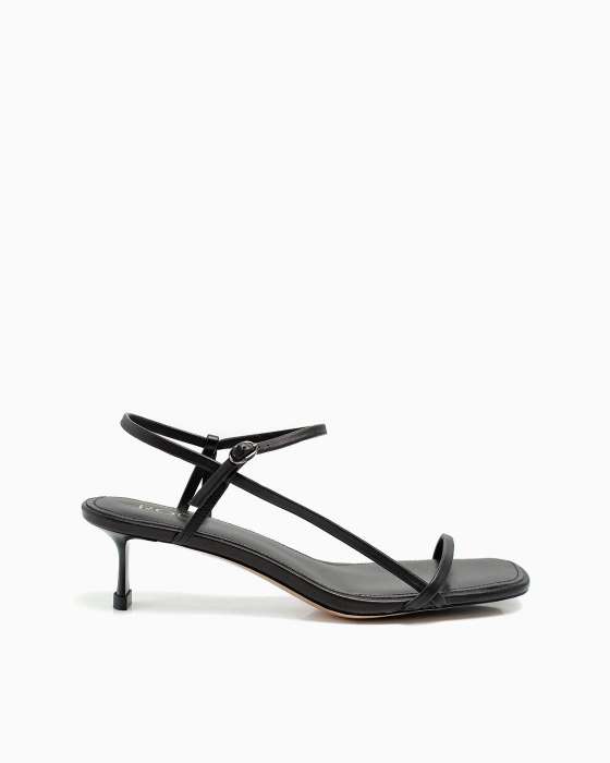 Босоножки ROU с тонкими ремешками на каблуке