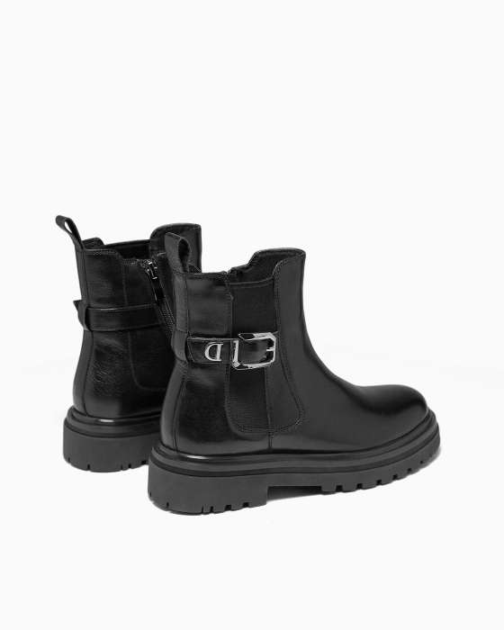 Челси ROU с пряжкой черные